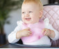 Бебешки силиконов лигавник с джобче за храна Babyono, розов 1598/02 thumb 9
