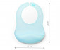 Бебешки силиконов лигавник с джобче за храна Babyono, тюркоаз 1598/03 thumb 3