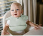 Бебешки силиконов лигавник с джобче за храна Babyono, мента 1639/03 thumb 4