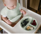 Бебешки силиконов лигавник с джобче за храна Babyono, мента 1639/03 thumb 5
