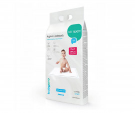 Водоустойчиви хигиенни подложки за еднократна употреба Babyono, 60x90 см, 12 броя 509/12