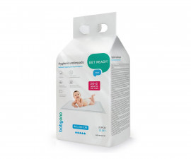 Водоустойчиви хигиенни подложки за еднократна употреба Babyono, 40x60 см, 22 броя 513/22