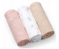 Комплект пелени за бебе от муселинов памук Babyono, 70 х 70 см, розови 828/01 thumb 2