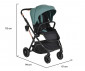 Комбинирана бебешка количка с обръщаща се седалка за деца до 22кг с включени адаптори за столче/кошница за кола Moni Bingo, Marine green 112032 thumb 12