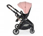 Комбинирана бебешка количка с обръщаща се седалка за деца до 22кг с включени адаптори за столче/кошница за кола Moni Bingo, Pink icing 112033 thumb 7