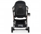 Комбинирана бебешка количка с обръщаща се седалка за деца до 22кг с включени адаптори за столче/кошница за кола Moni Bingo, Steel 112031 thumb 4