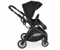Комбинирана бебешка количка с обръщаща се седалка за деца до 22кг с включени адаптори за столче/кошница за кола Moni Bingo, Steel 112031 thumb 5