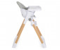 Детско сгъващо се столче за хранене Cangaroo Almond, сив 112160 thumb 4