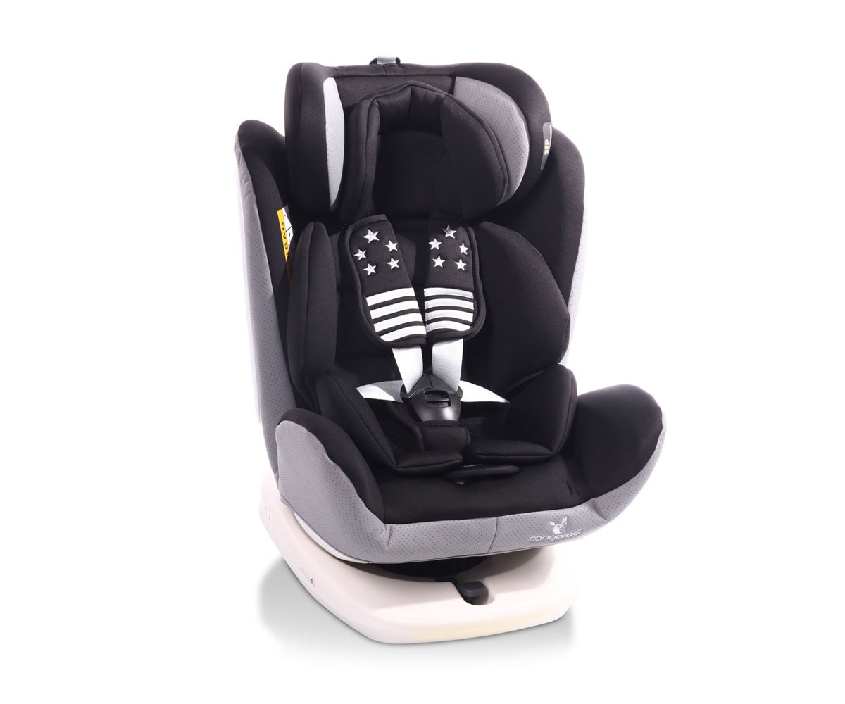 Столче за кола за новородено бебе с тегло до 36кг. Cangaroo Pilot, сиво 106912