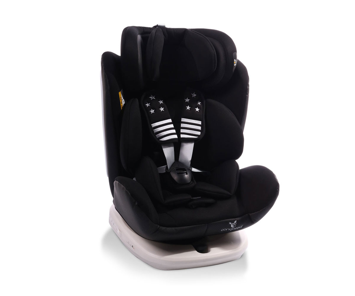 Столче за кола за новородено бебе с тегло до 36кг. Cangaroo Pilot, черно 106914