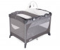Детска сгъваема преносима кошара за спане и игра на 2 нива Joie Commuter Change&Snooze, Linen Gray 5056080613482 thumb 2