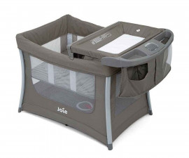 Детска сгъваема преносима кошара за спане и игра на 2 нива Joie Illusion Nickel 5056080606101