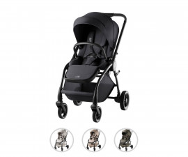 Сгъваема комбинирана бебешка количка с обръщаща се седалка за новородени бебета с тегло до 22кг Britax Römer Rio, асортимент