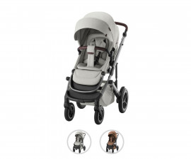 Сгъваема комбинирана бебешка количка с обръщаща се седалка за новородени бебета с тегло до 22кг Britax Römer Smile 5Z, асортимент 200004085