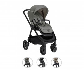 Комбинирана бебешка количка с обръщаща се седалка за деца до 22кг с включени адаптори за столче/кошница за кола Joie Finiti, асортимент