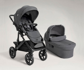 Сгъваема бебешка количка за новородени с тегло до 22кг с обръщаща се седалка Joie Vinca 2в1, Ebony 5056080620725