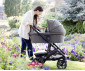 Сгъваема бебешка количка за новородени с тегло до 22кг с обръщаща се седалка Joie Vinca 2в1, Ebony 5056080620725 thumb 9