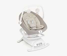 Електрическа бебешка люлка за новородено до 9кг Joie 2в1 Sansa, Cosmo Tan 5056080621081
