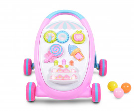 Бебешка музикална играчка на колела за прохождане Cangaroo Cake 8779 108375