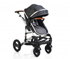 Комбинирана бебешка количка с обръщаща се седалка за деца до 15кг с включена чанта Moni Gala Premium, Crystals 107254