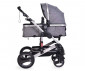Комбинирана бебешка количка с обръщаща се седалка за деца до 15кг с включена чанта Moni Gala Premium, Panther 107255 thumb 4