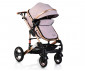 Комбинирана бебешка количка с обръщаща се седалка за деца до 15кг с включена чанта Moni Gala, бежова 106974 thumb 2