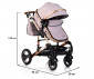 Комбинирана бебешка количка с обръщаща се седалка за деца до 15кг с включена чанта Moni Gala, бежова 106974 thumb 8