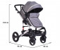 Комбинирана бебешка количка с обръщаща се седалка за деца до 15кг с включена чанта Moni Gala, тъмно сива 106977 thumb 8