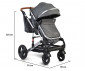 Комбинирана бебешка количка с обръщаща се седалка за деца до 15кг с включена чанта Moni Gala, черна 107524 thumb 5