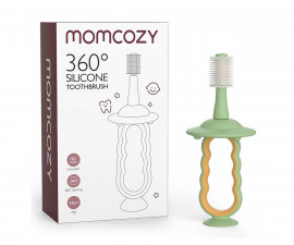 Бебешка гумена четка за зъби 360° Momcozy, зелена 0602835182601
