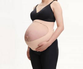 Momcozy - Поддържащ колан за бременни, бежов, размер М 0762765368442