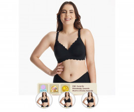 Безшевен сутиен за кърмачки Momcozy, черен, асортимент 0799787261109