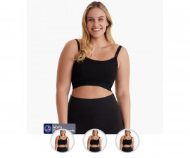 Памучен сутиен за кърмачки Momcozy Hands-Free, черен, асортимент