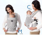 Momcozy - Ергономична раница Air Mesh, сива 0762765366967 thumb 5