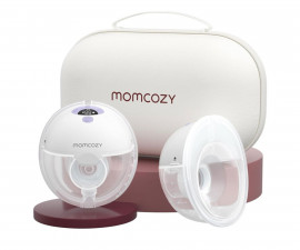 Двойна електрическа помпа за изцеждане на кърма свободни ръце Momcozy M5, лилав цвят 0799787260904