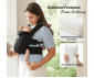 Ергономична раница за носене на новородено бебе до 1 година Momcozy WeeSnug, Black 0840506403048 thumb 10