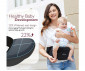 Поддържаща седалка-колан за носене на новородено бебе до 3 години Momcozy Hip Seat, Black 0602835182649 thumb 11