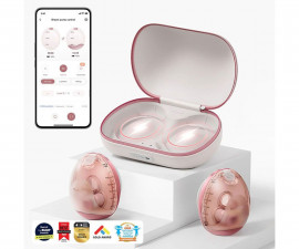 Двойна електрическа помпа свободни ръце за изцеждане на мляко Momcozy Air 1 Ultra-slim 0840506410176