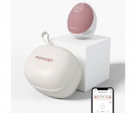 Електрическа помпа свободни ръце за изцеждане на мляко Momcozy M9 Hands-free, червена 0762765367308