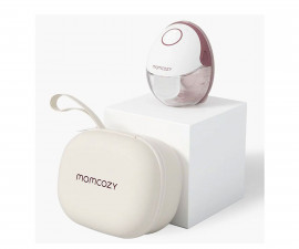 Електрическа помпа свободни ръце за изцеждане на мляко Momcozy M6 Hands-free, червена 0602835182472