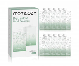 Momcozy - Торбичка-Пауч за храна за многократна употреба 100 мл, 10 броя 0810123509492