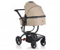 омбинирана количка с обръщаща се седалка за новородени бебета и деца до 22кг Cangaroo Ellada 3в1, бежова 108364 thumb 16
