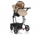 омбинирана количка с обръщаща се седалка за новородени бебета и деца до 22кг Cangaroo Ellada 3в1, бежова 108364 thumb 18