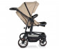 омбинирана количка с обръщаща се седалка за новородени бебета и деца до 22кг Cangaroo Ellada 3в1, бежова 108364 thumb 7