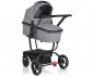 омбинирана количка с обръщаща се седалка за новородени бебета и деца до 22кг Cangaroo Ellada 3в1, сива 108365 thumb 14
