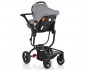 омбинирана количка с обръщаща се седалка за новородени бебета и деца до 22кг Cangaroo Ellada 3в1, сива 108365 thumb 18