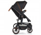 омбинирана количка с обръщаща се седалка за новородени бебета и деца до 22кг Cangaroo Ellada 3в1, черна 108366 thumb 12