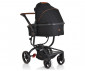 омбинирана количка с обръщаща се седалка за новородени бебета и деца до 22кг Cangaroo Ellada 3в1, черна 108366 thumb 16