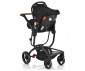 омбинирана количка с обръщаща се седалка за новородени бебета и деца до 22кг Cangaroo Ellada 3в1, черна 108366 thumb 17