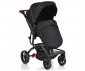 омбинирана количка с обръщаща се седалка за новородени бебета и деца до 22кг Cangaroo Ellada 3в1, черна 108366 thumb 2